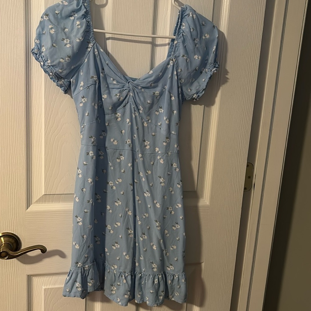 holister twist front mini dress